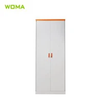 2 ajtós acél szekrény