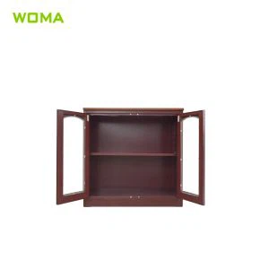 Üveg ajtó iratszekrény