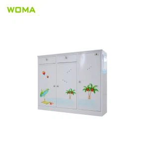 Acél otthon alacsony tárolószekrény