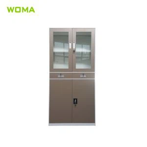 4 Üvegajtó fémszekrény